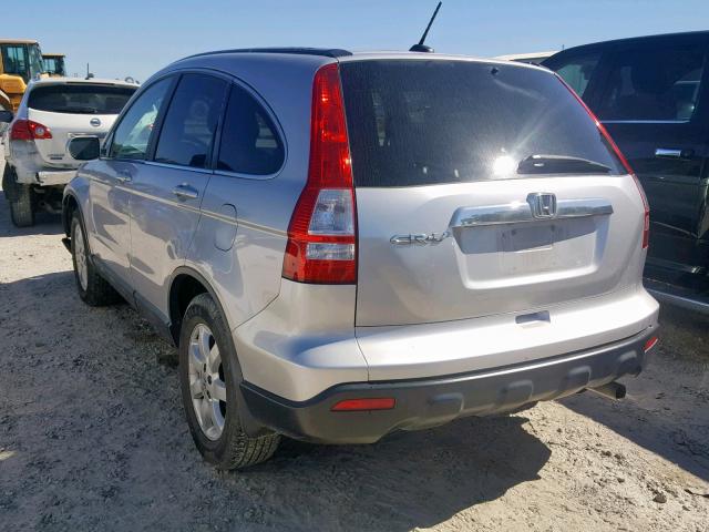 5J6RE38749L027882 - 2009 HONDA CR-V EXL SILVER photo 3