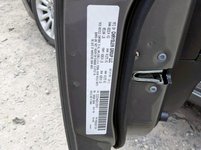 2C3CCAAG6CH129743 - 2012 CHRYSLER 300 GRAY photo 10