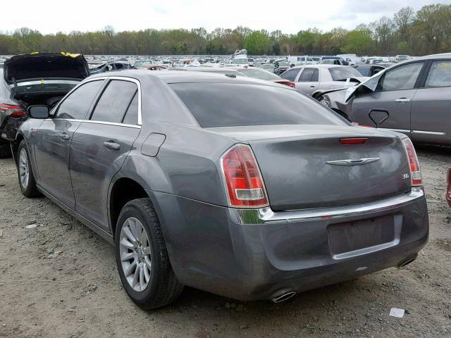 2C3CCAAG6CH129743 - 2012 CHRYSLER 300 GRAY photo 3