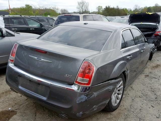 2C3CCAAG6CH129743 - 2012 CHRYSLER 300 GRAY photo 4