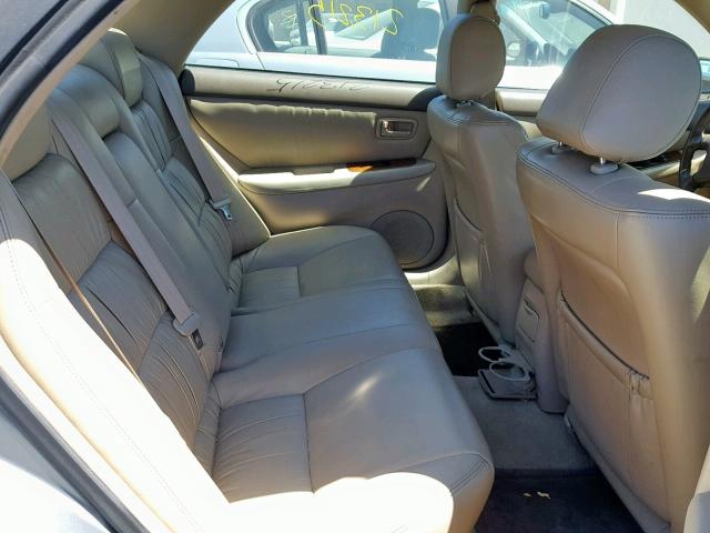 JT8BF28G6Y5078655 - 2000 LEXUS ES 300 BEIGE photo 6