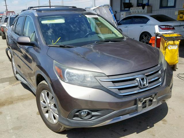 5J6RM3H71CL030474 - 2012 HONDA CR-V EXL GRAY photo 1