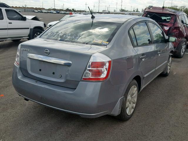 3N1AB6AP5AL657025 - 2010 NISSAN SENTRA 2.0 GRAY photo 4