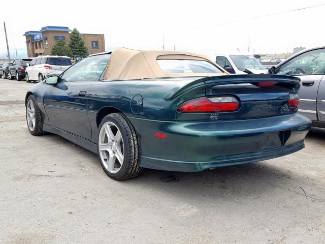 2G1FP32K2T2160432 - 1996 CHEVROLET CAMARO BAS GREEN photo 3