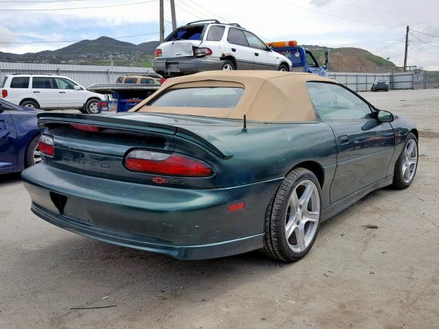 2G1FP32K2T2160432 - 1996 CHEVROLET CAMARO BAS GREEN photo 4