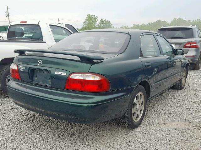 1YVGF22C4Y5157667 - 2000 MAZDA 626 ES GREEN photo 4