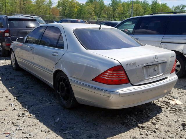 WDBNG83J86A465583 - 2006 MERCEDES-BENZ S 430 4MAT SILVER photo 3