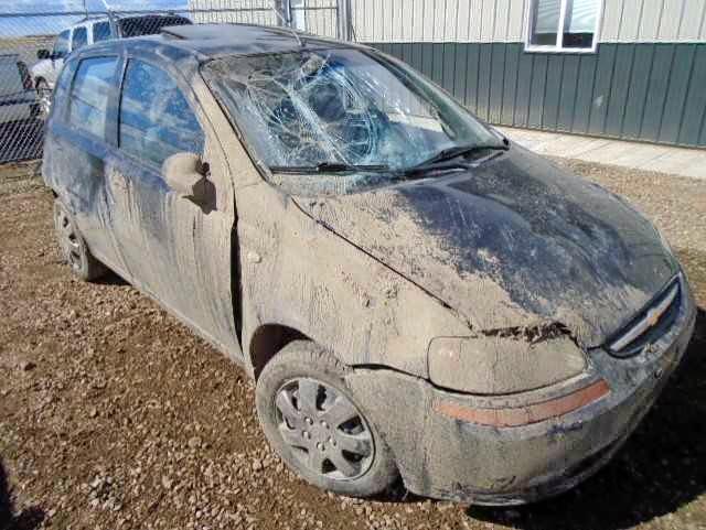 KL1TG62605B315168 - 2005 CHEVROLET AVEO LT BLACK photo 9