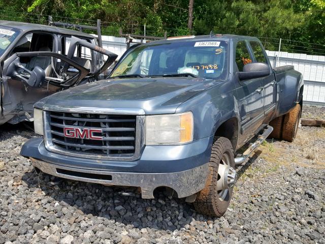 1GTJC83659F177938 - 2009 GMC SIERRA C35 BLUE photo 2