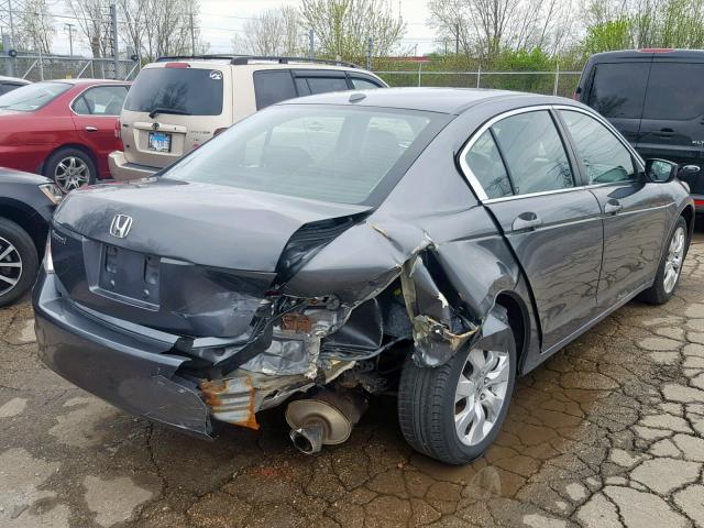 1HGCP26849A137002 - 2009 HONDA ACCORD EXL GRAY photo 4