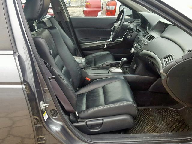 1HGCP26849A137002 - 2009 HONDA ACCORD EXL GRAY photo 5