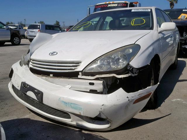 JTHBA30G745025294 - 2004 LEXUS ES 330 WHITE photo 2