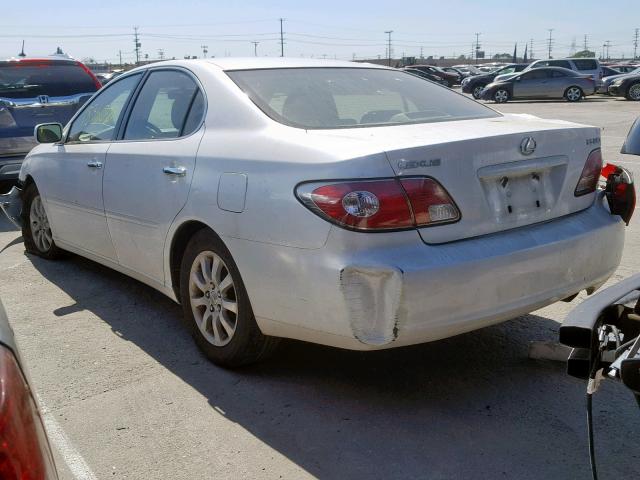 JTHBA30G745025294 - 2004 LEXUS ES 330 WHITE photo 3