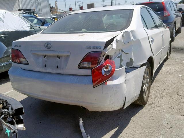 JTHBA30G745025294 - 2004 LEXUS ES 330 WHITE photo 4