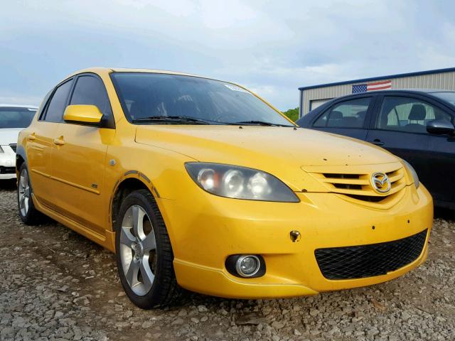 JM1BK343641217920 - 2004 MAZDA 3 HATCHBAC YELLOW photo 1