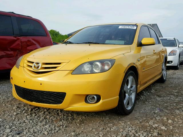 JM1BK343641217920 - 2004 MAZDA 3 HATCHBAC YELLOW photo 2