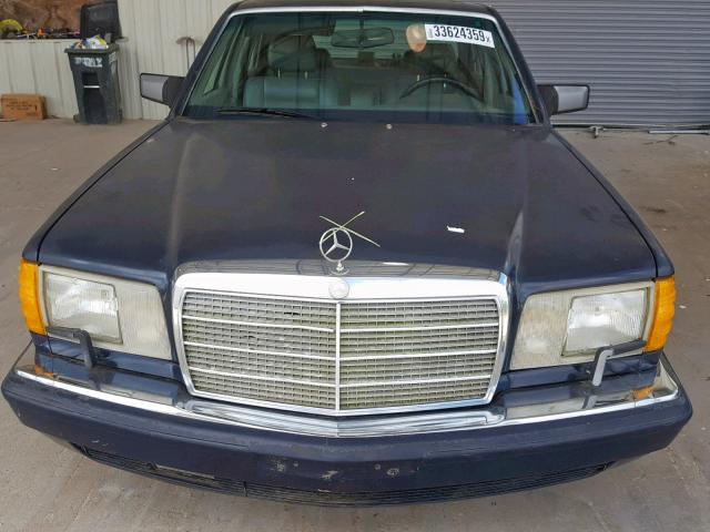 WDBCA25DXMA592393 - 1991 MERCEDES-BENZ 300 SEL BLUE photo 9