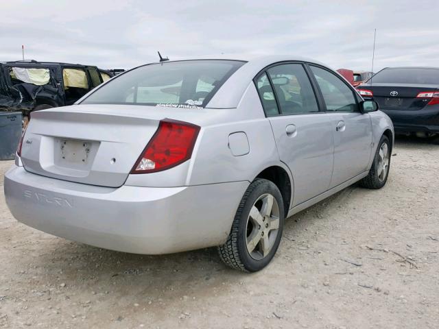 1G8AL55F87Z146975 - 2007 SATURN ION LEVEL SILVER photo 4
