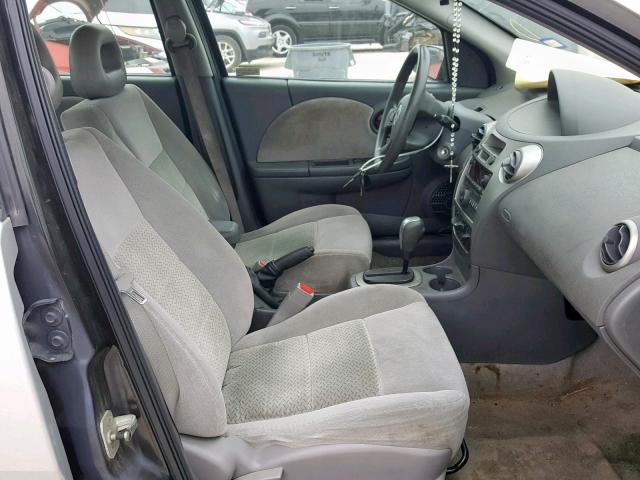 1G8AL55F87Z146975 - 2007 SATURN ION LEVEL SILVER photo 5