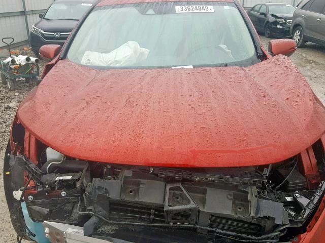 5J6RW2H86HL041359 - 2017 HONDA CR-V EXL RED photo 7