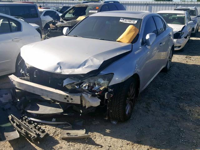 JTHCK262585023640 - 2008 LEXUS IS 250 SILVER photo 2