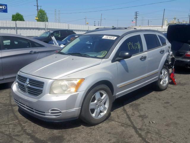 1B3HB48B77D228155 - 2007 DODGE CALIBER SX GRAY photo 2