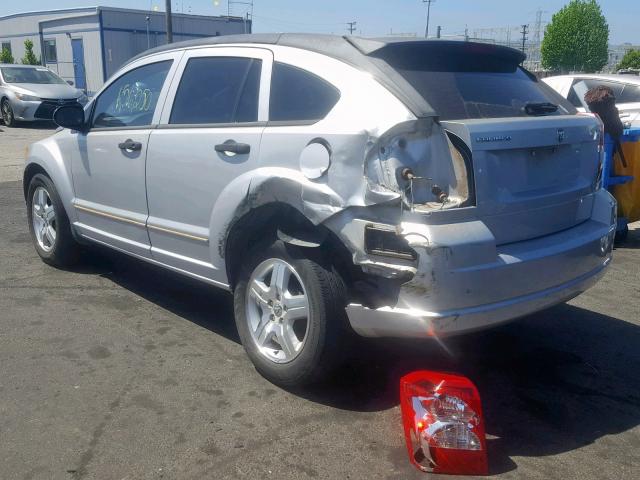 1B3HB48B77D228155 - 2007 DODGE CALIBER SX GRAY photo 3