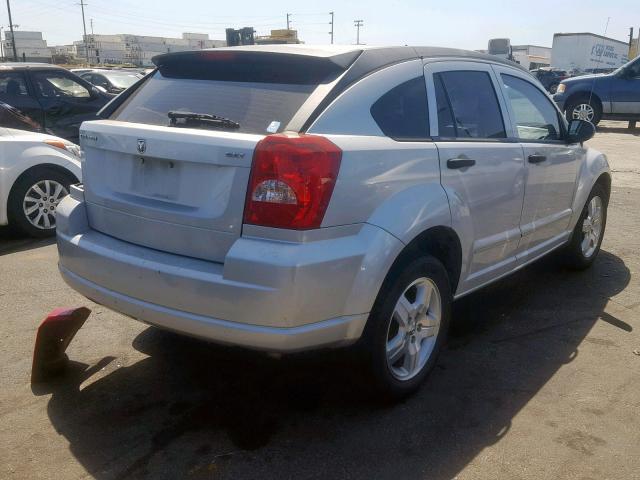 1B3HB48B77D228155 - 2007 DODGE CALIBER SX GRAY photo 4