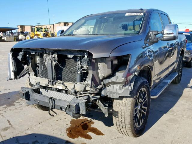 1N6AA1E56HN504172 - 2017 NISSAN TITAN SV BROWN photo 2