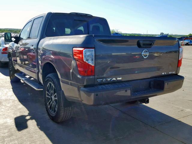 1N6AA1E56HN504172 - 2017 NISSAN TITAN SV BROWN photo 3