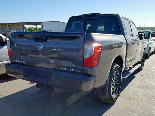 1N6AA1E56HN504172 - 2017 NISSAN TITAN SV BROWN photo 4