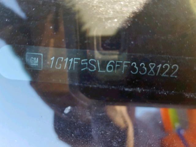 1G11F5SL6FF338122 - 2015 CHEVROLET MALIBU LTZ BLACK photo 10