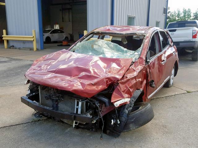 JN8AS5MT4DW534058 - 2013 NISSAN ROGUE S MAROON photo 2