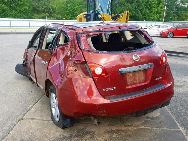 JN8AS5MT4DW534058 - 2013 NISSAN ROGUE S MAROON photo 3