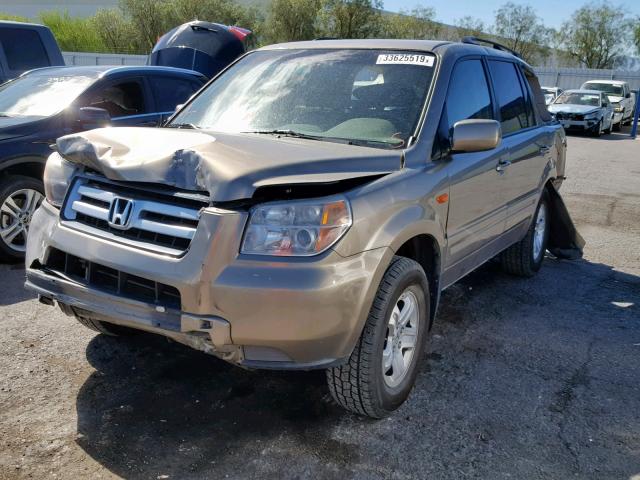 5FNYF182X8B033338 - 2008 HONDA PILOT VP GOLD photo 2