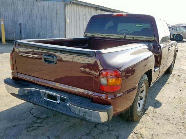 1GTEC19V2YZ320140 - 2000 GMC NEW SIERRA MAROON photo 4