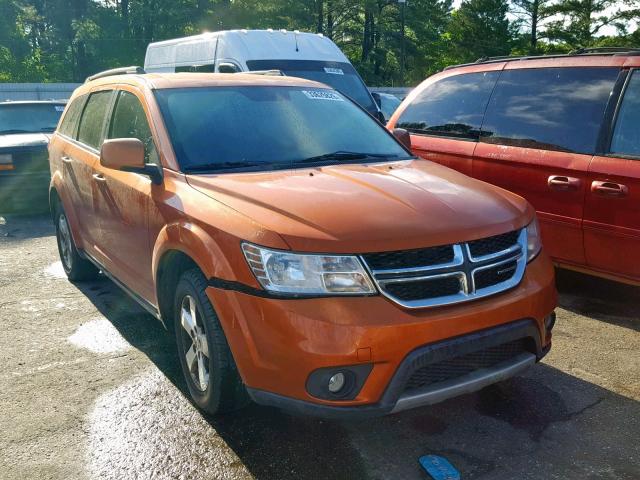 3D4PG1FG2BT567565 - 2011 DODGE JOURNEY MA ORANGE photo 1