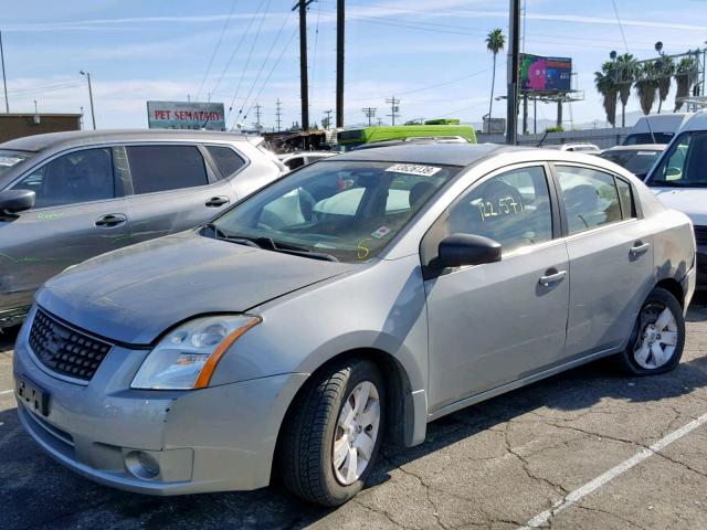 3N1AB61E78L683232 - 2008 NISSAN SENTRA 2.0 GRAY photo 2