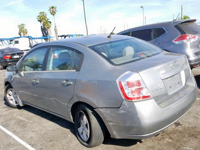 3N1AB61E78L683232 - 2008 NISSAN SENTRA 2.0 GRAY photo 3