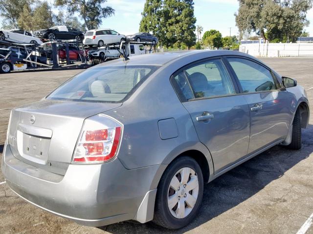 3N1AB61E78L683232 - 2008 NISSAN SENTRA 2.0 GRAY photo 4