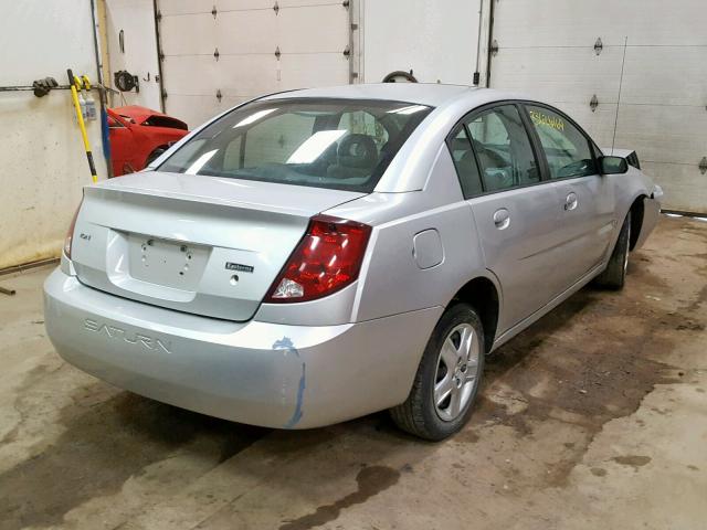 1G8AJ55F47Z117883 - 2007 SATURN ION LEVEL SILVER photo 4