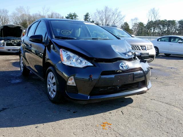 JTDKDTB34E1574205 - 2014 TOYOTA PRIUS C BLACK photo 1