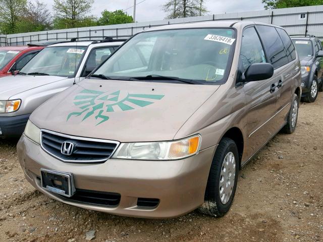 5FNRL18533B093980 - 2003 HONDA ODYSSEY LX TAN photo 2