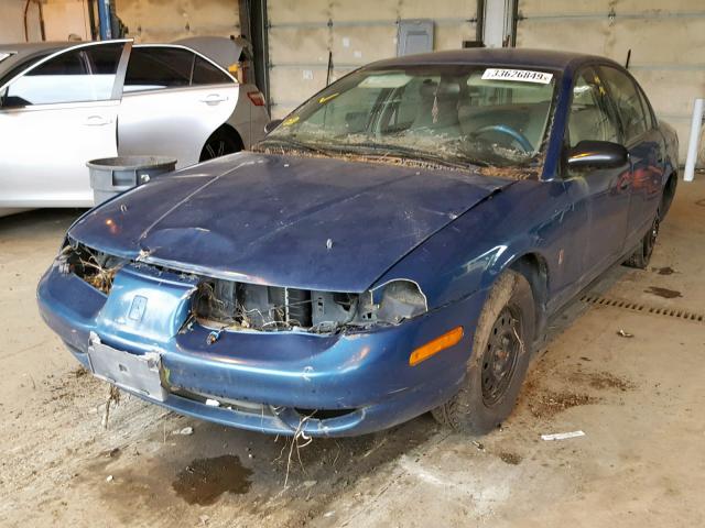 1G8ZF52811Z272361 - 2001 SATURN SL BLUE photo 2