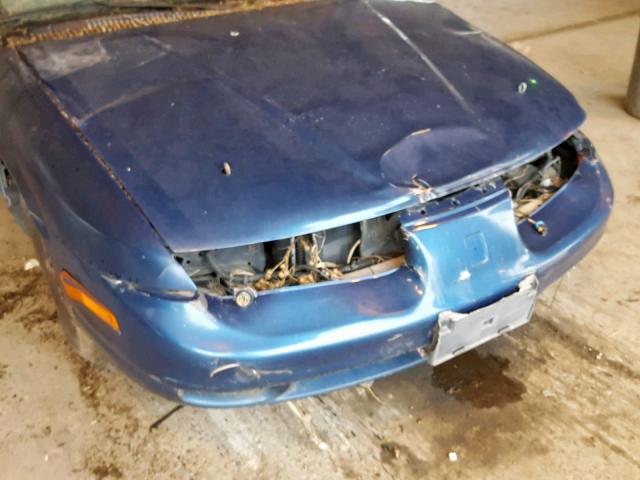 1G8ZF52811Z272361 - 2001 SATURN SL BLUE photo 9