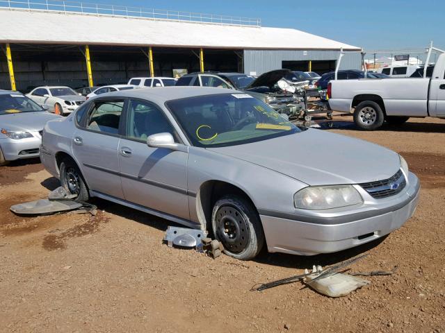 2G1WF52E819347266 - 2001 CHEVROLET IMPALA SILVER photo 1