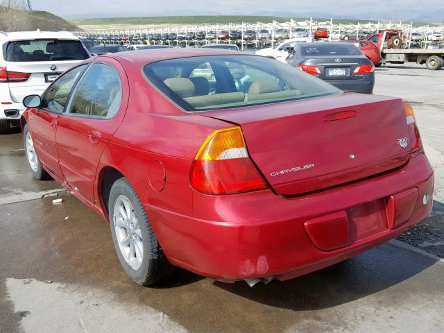 2C3HE66G0XH734837 - 1999 CHRYSLER 300M RED photo 3