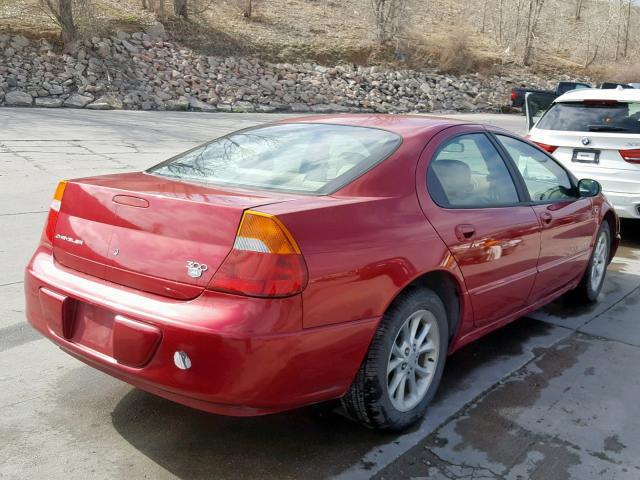 2C3HE66G0XH734837 - 1999 CHRYSLER 300M RED photo 4