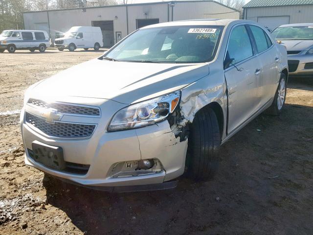 1G11H5SA4DF183401 - 2013 CHEVROLET MALIBU LTZ თაფლისფერი ფოტო 2
