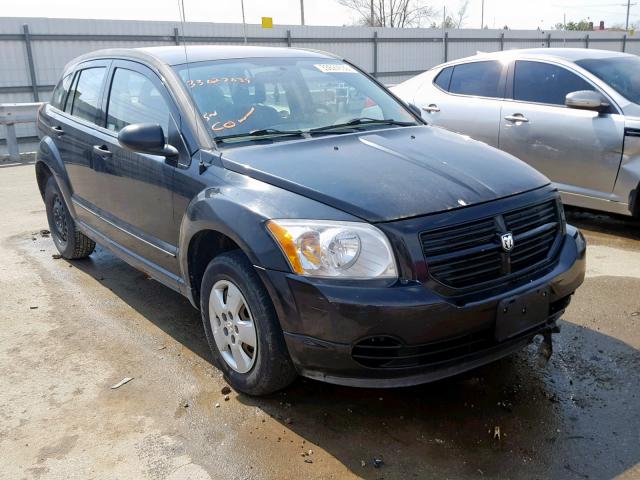 1B3HB28B58D585789 - 2008 DODGE CALIBER BLACK photo 1